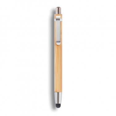 Logo trade business gifts image of: Bamboo stylus pen