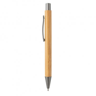Logo trade promotional gift photo of: Slim design bamboo pen
