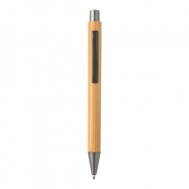 Logo trade promotional gifts picture of: Slim design bamboo pen