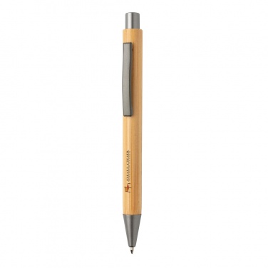 Logotrade advertising product image of: Slim design bamboo pen
