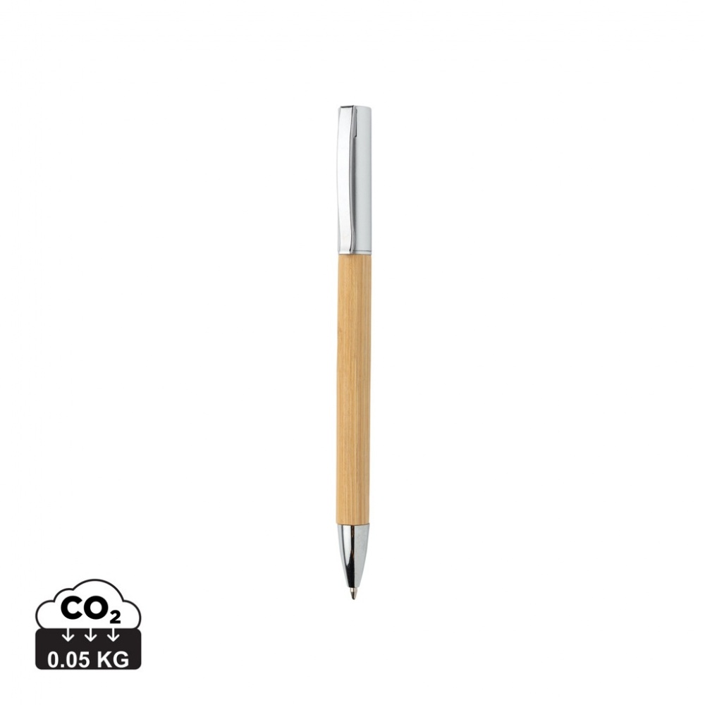 Logo trade advertising products picture of: Modern bamboo pen