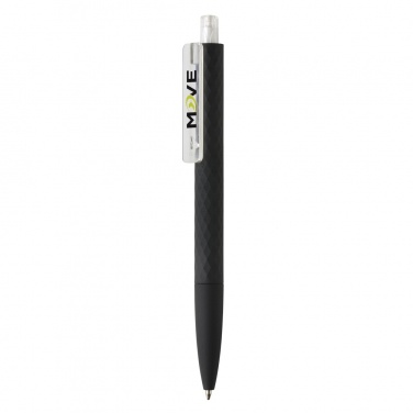 Logo trade corporate gift photo of: X3 black smooth touch pen