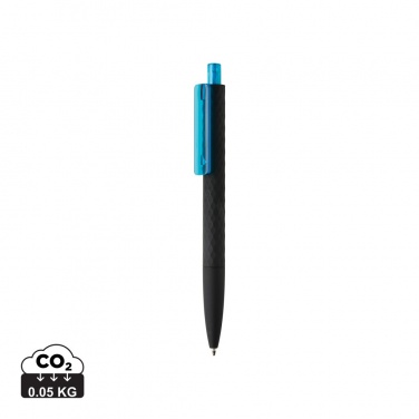 Logo trade promotional item photo of: X3 black smooth touch pen