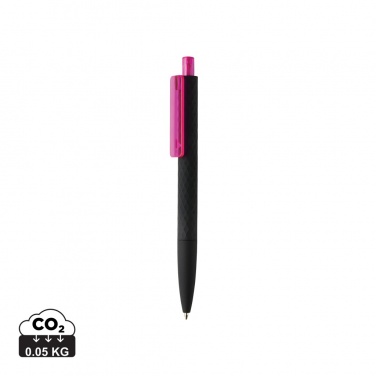 Logo trade promotional giveaways picture of: X3 black smooth touch pen
