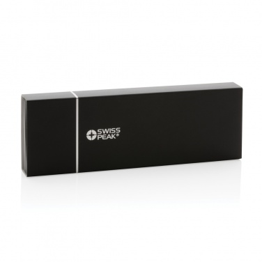 Logo trade advertising product photo of: Swiss Peak deluxe pen set in PU pouch