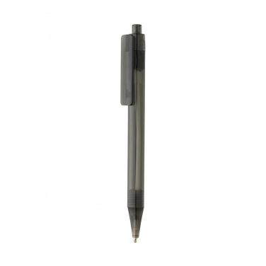 Logo trade promotional items image of: GRS RPET X8 transparent pen