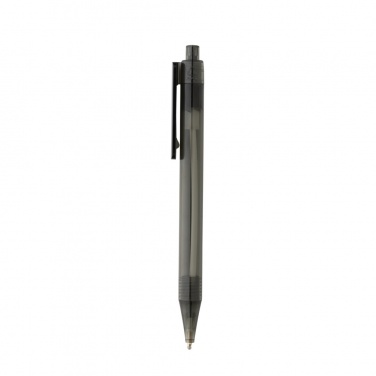 Logo trade promotional giveaway photo of: GRS RPET X8 transparent pen