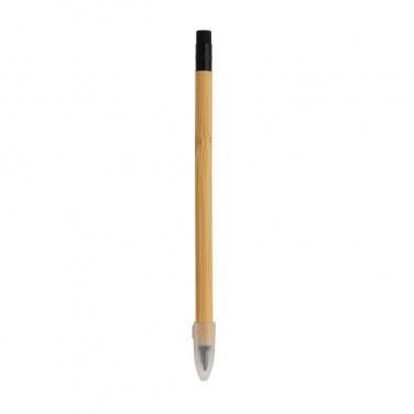 Logotrade promotional gift image of: Bamboo infinity pencil with eraser