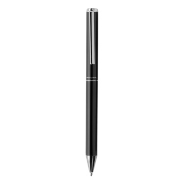 Logo trade promotional giveaways image of: Swiss Peak Cedar RCS certified recycled aluminium pen