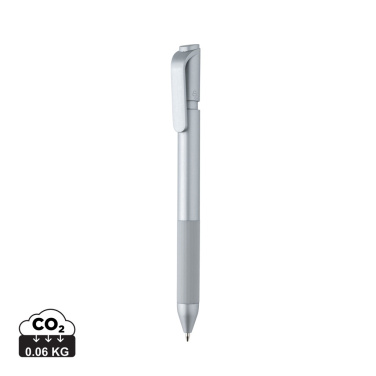 Logo trade promotional items picture of: TwistLock GRS certified recycled ABS pen