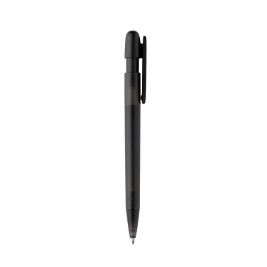 Logo trade promotional items image of: Devin GRS certified RABS pen transparent
