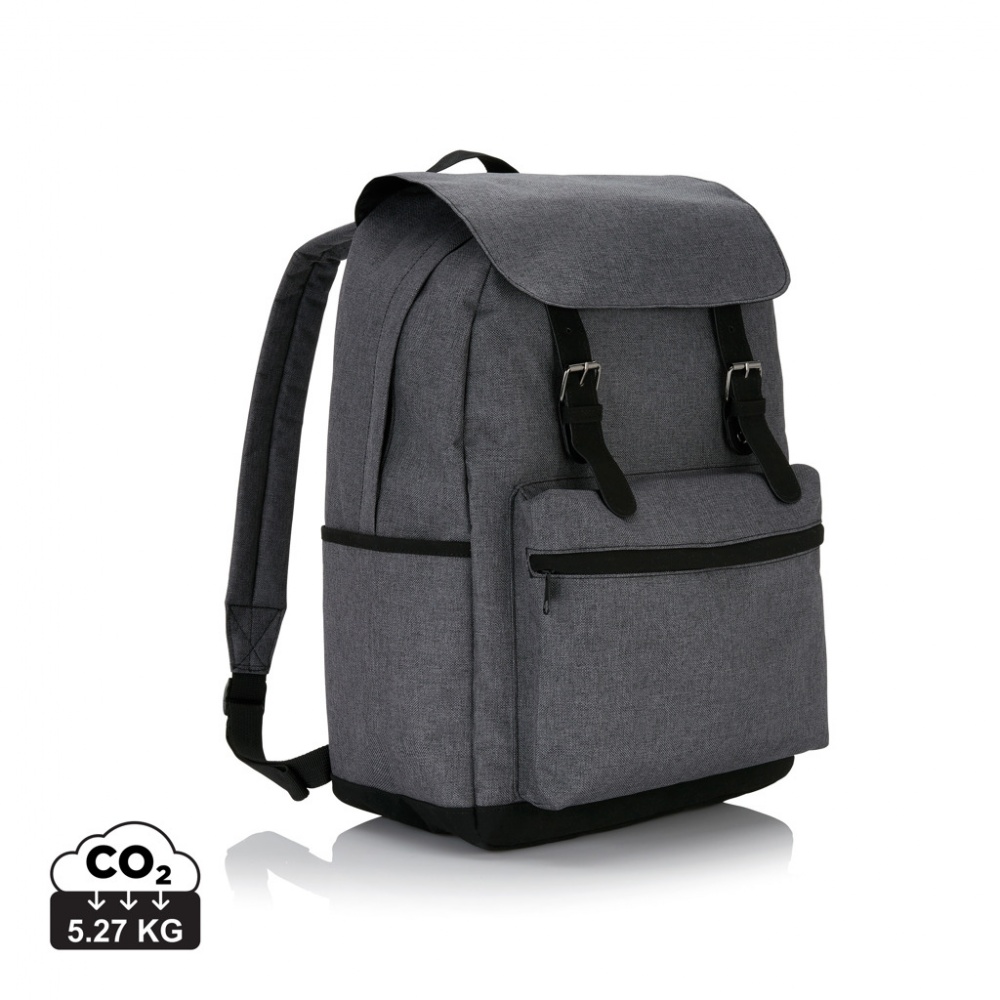 Logotrade promotional gift image of: Laptop backpack with magnetic buckle straps