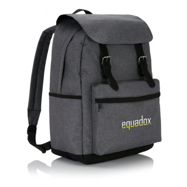 Logotrade promotional merchandise picture of: Laptop backpack with magnetic buckle straps