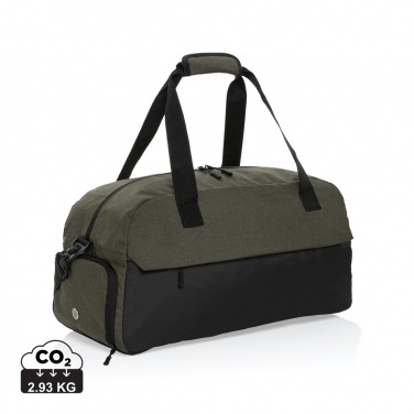Logo trade promotional merchandise photo of: Kazu AWARE™ RPET basic weekend duffel
