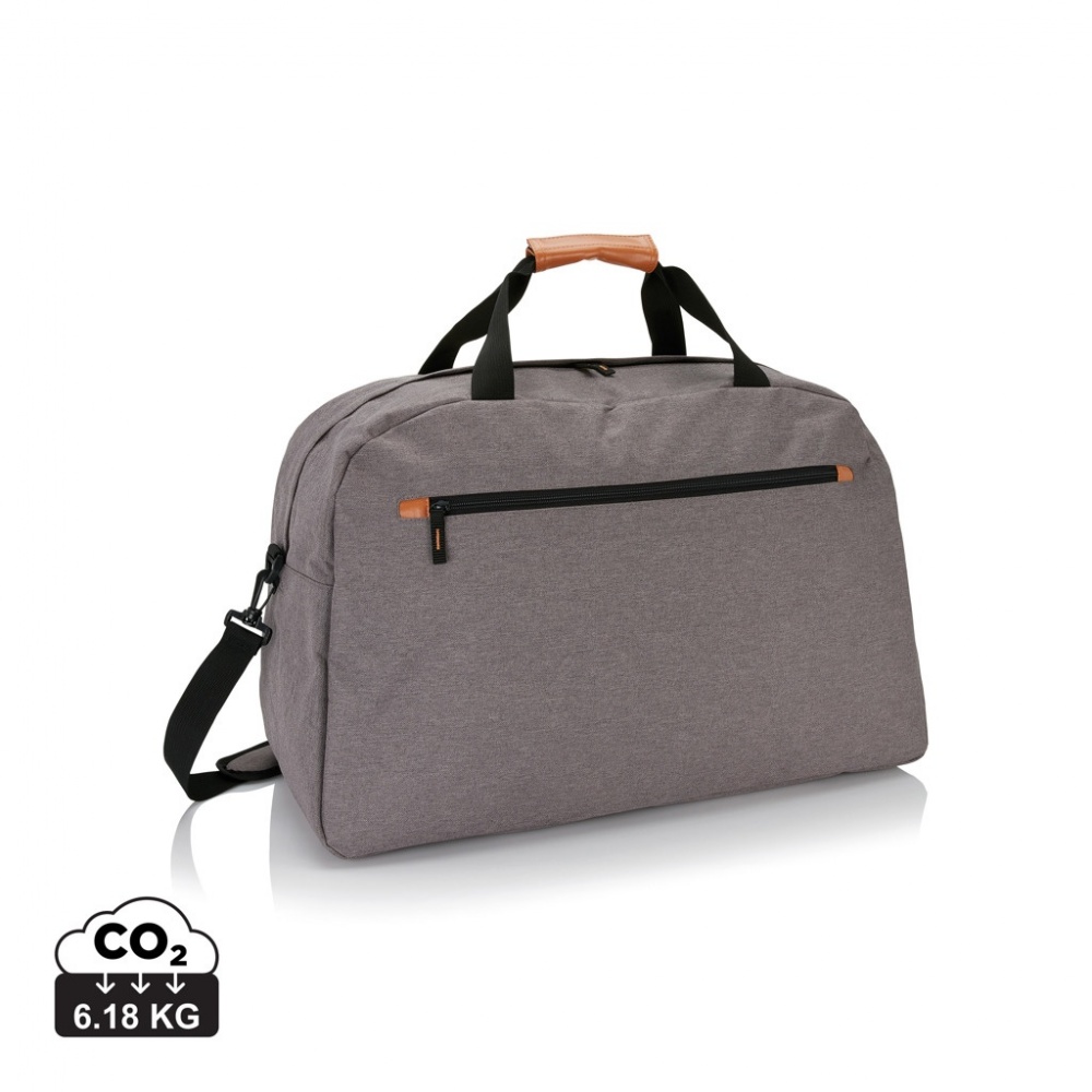 Logo trade promotional gift photo of: Fashion duo tone travel bag