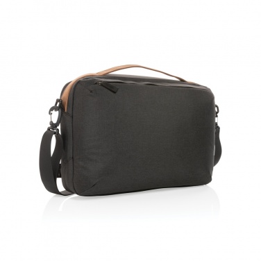 Logotrade corporate gift picture of: Impact AWARE™ 300D two tone deluxe 15.6" laptop bag