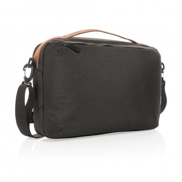 Logo trade promotional merchandise photo of: Impact AWARE™ 300D two tone deluxe 15.6" laptop bag
