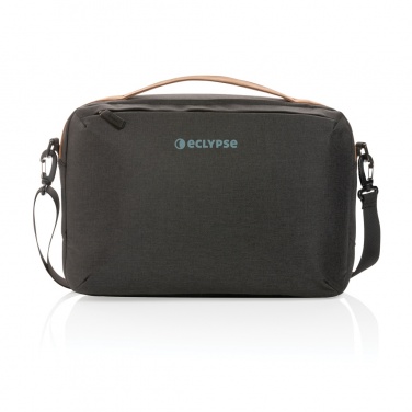 Logo trade promotional merchandise picture of: Impact AWARE™ 300D two tone deluxe 15.6" laptop bag