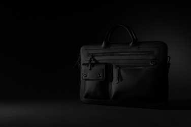 Logotrade advertising product image of: Swiss Peak GRS recycled PU 14 inch laptop bag