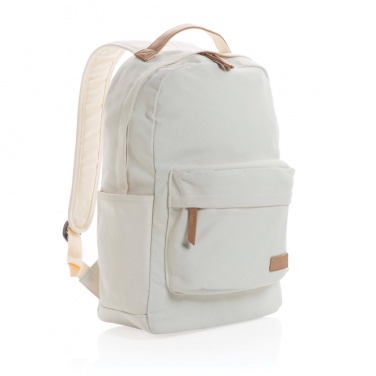 Logo trade promotional items image of: Impact AWARE™ 16 oz. recycled canvas backpack