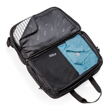 Logotrade promotional gift picture of: Swiss Peak RFID duffle with suitcase opening