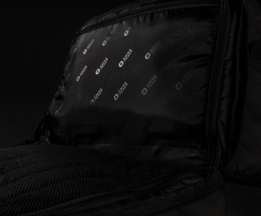 Logo trade corporate gift photo of: Swiss Peak RFID duffle with suitcase opening