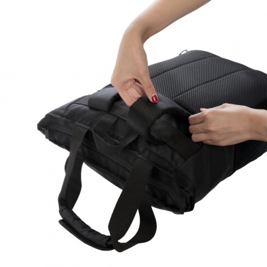 Logo trade promotional gifts picture of: Swiss Peak RFID 15" laptop totepack PVC free