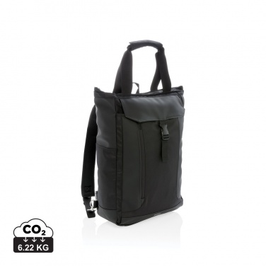 Logo trade promotional products image of: Swiss Peak RFID 15" laptop totepack PVC free