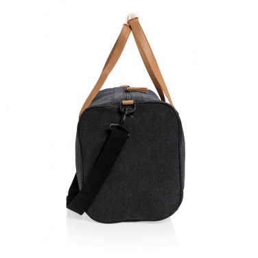 Logotrade promotional product picture of: Canvas travel/weekend bag PVC free