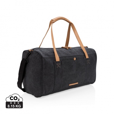 Logo trade advertising product photo of: Canvas travel/weekend bag PVC free