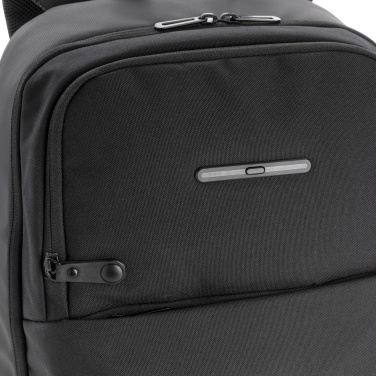 Logo trade promotional merchandise image of: Swiss Peak laptop backpack with UV-C steriliser pocket