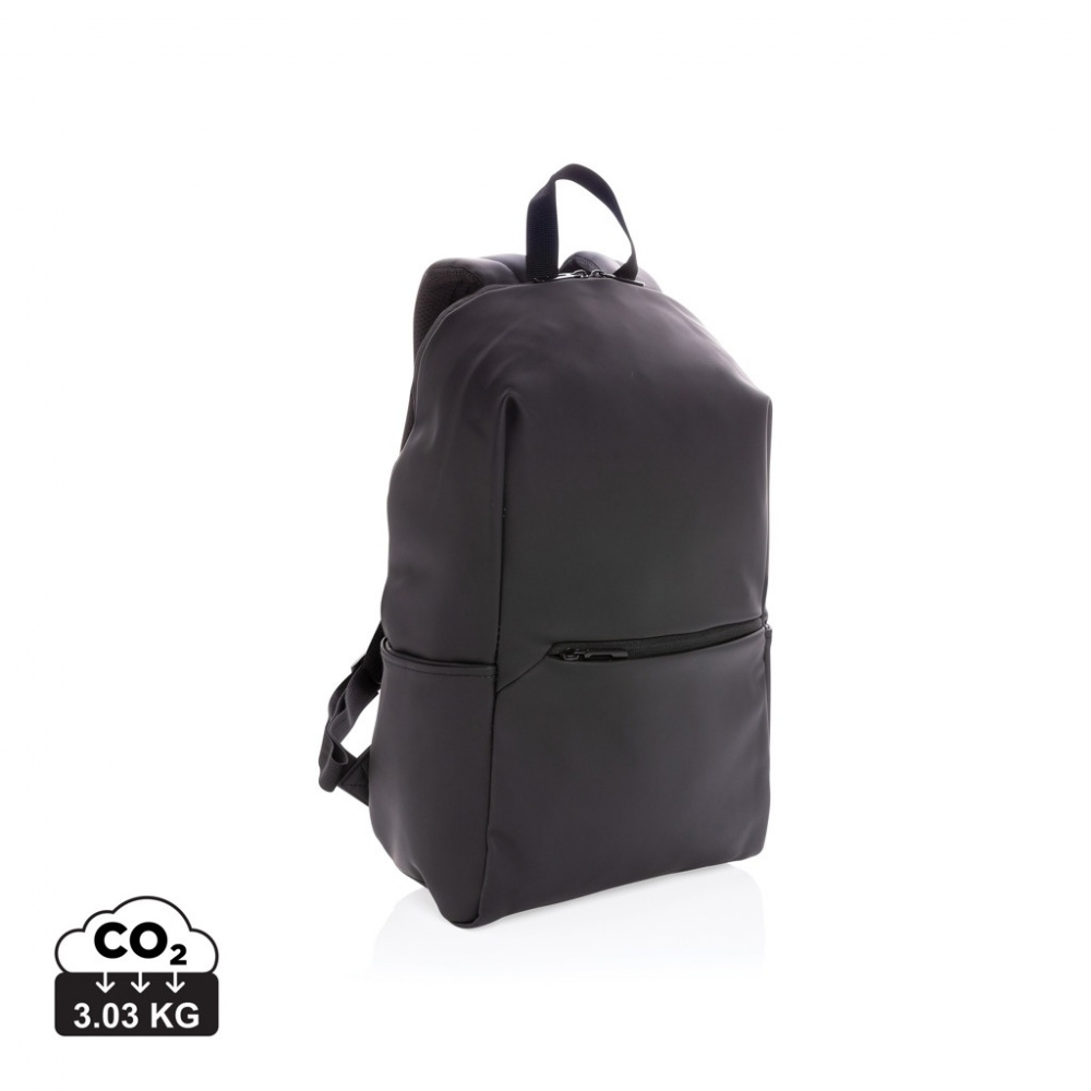 Logotrade promotional merchandise photo of: Smooth PU 15.6"laptop backpack