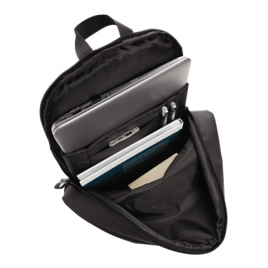 Logo trade promotional products picture of: Smooth PU 15.6"laptop backpack