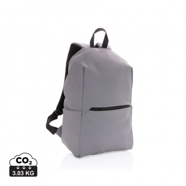 Logo trade promotional products image of: Smooth PU 15.6"laptop backpack