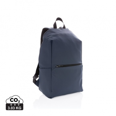 Logo trade business gift photo of: Smooth PU 15.6"laptop backpack