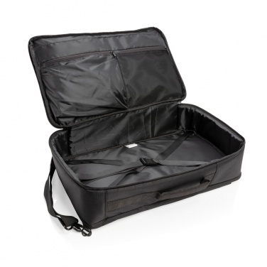 Logo trade promotional giveaway photo of: Swiss peak convertible travel backpack PVC free