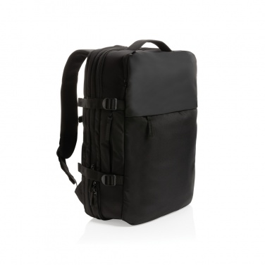 Logo trade business gift photo of: Swiss Peak AWARE™ RPET 15.6' expandable weekend backpack