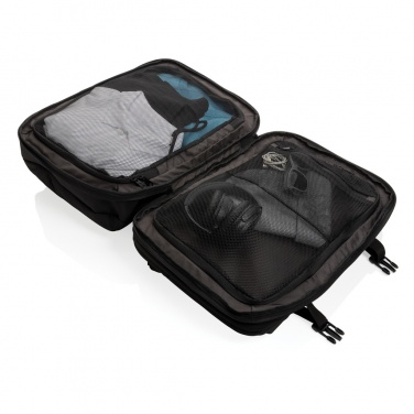 Logotrade corporate gift image of: Swiss Peak AWARE™ RPET 15.6' expandable weekend backpack
