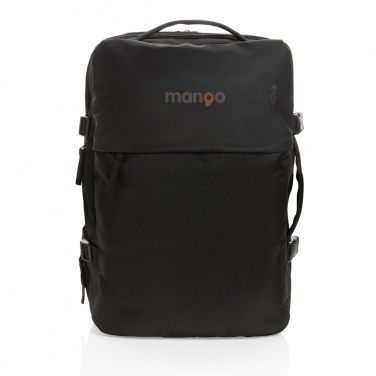 Logo trade promotional items picture of: Swiss Peak AWARE™ RPET 15.6' expandable weekend backpack