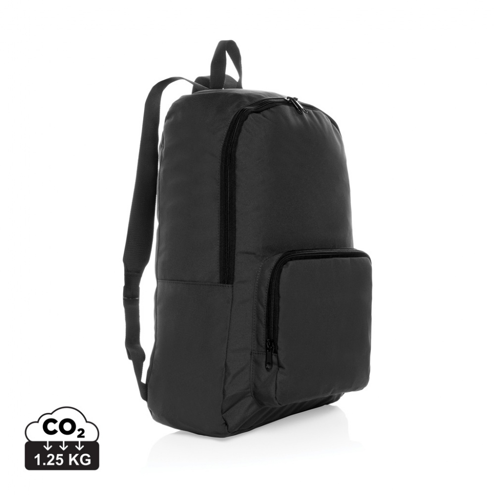 Logotrade promotional merchandise photo of: Dillon AWARE™ RPET foldable classic backpack