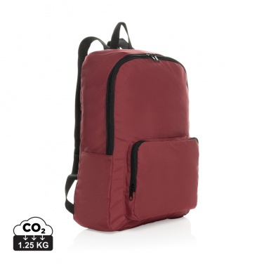 Logotrade promotional merchandise image of: Dillon AWARE™ RPET foldable classic backpack