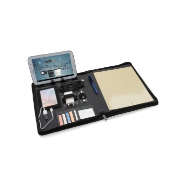 Logotrade promotional gift image of: Tech portfolio with powerbank
