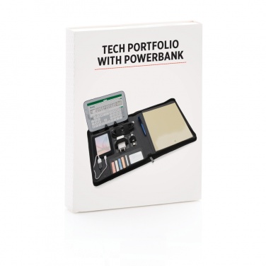Logo trade promotional product photo of: Tech portfolio with powerbank