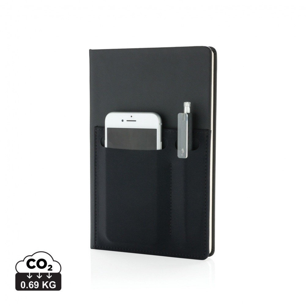Logotrade business gifts photo of: A5 Deluxe notebook with smart pockets