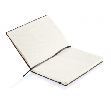 Logo trade promotional gifts picture of: Deluxe hardcover PU A5 notebook