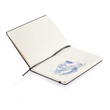 Logotrade business gifts photo of: Deluxe hardcover PU A5 notebook