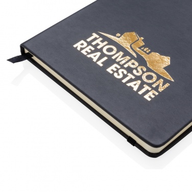 Logotrade promotional merchandise picture of: Deluxe hardcover PU A5 notebook