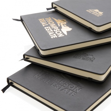 Logotrade advertising products photo of: Deluxe hardcover PU A5 notebook