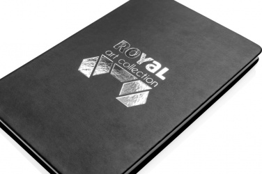 Logo trade advertising product photo of: Deluxe hardcover PU A5 notebook