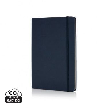 Logo trade promotional merchandise picture of: Deluxe hardcover PU A5 notebook